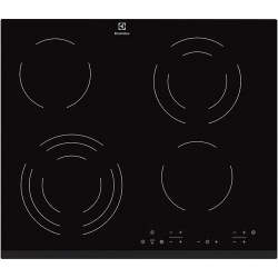 электрическая варочная панель electrolux ehf 6343 fok, с рамкой, черный