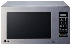 микроволновая печь lg ms-2044v, серебристый