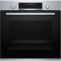 электрический духовой шкаф bosch hbg538es6r, серебристый