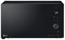 микроволновая печь lg mh-6565dis, черный