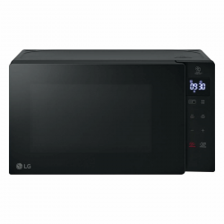 микроволновая печь с грилем lg neochef mh6032gas серебристый/черный