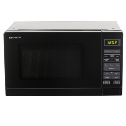 микроволновая печь sharp r-2772rk, черный