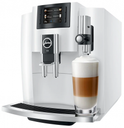 кофемашина jura e8, piano white
