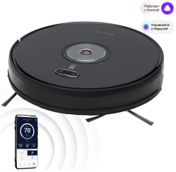 робот-пылесос polaris pvcr 3200 iq home aqua, черный