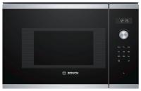 микроволновая печь встраиваемая bosch bfl524ms0, серый металлик