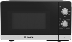 микроволновая печь bosch ffl020ms1, черный/нержавеющая сталь