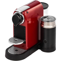 кофемашина капсульная nespresso citizmilk c123 cherry red