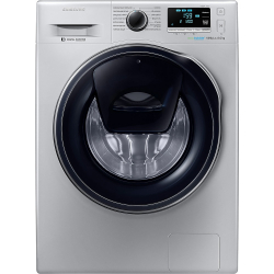 стиральная машина samsung ww80k6210rs, серебристый