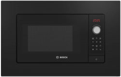 микроволновая печь встраиваемая bosch bel653mb3, черный